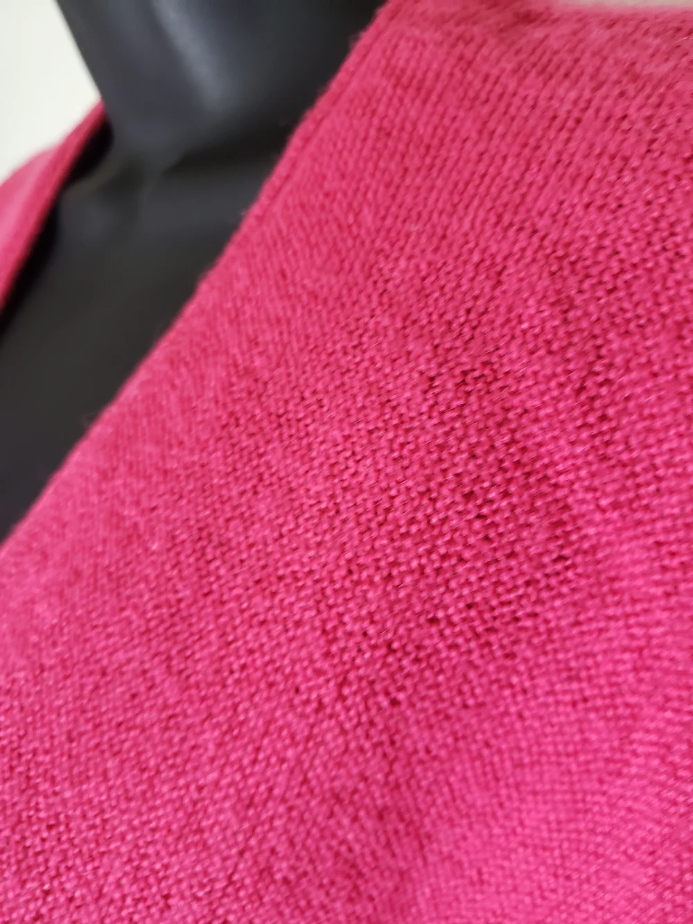 Jantzen Sweater Mens Large L Hot Pink Cardigan Button Front Knit Vintage - Picture 5 of 12
